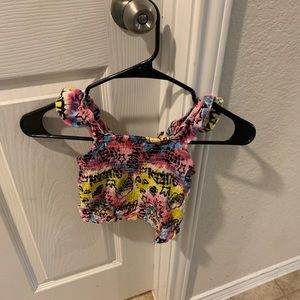 Rainbow Crop-Top/Skirt